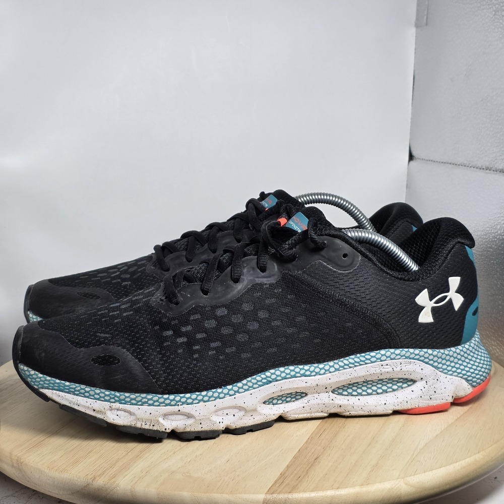 Men's Size 12 - Under Armour HOVR Infinite 3 Shoes Black/Blue Art 3025198-005